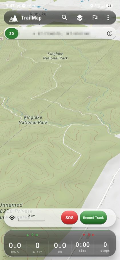 Topo view Kinglake
